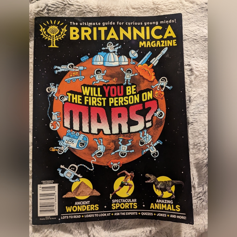 Britannica Magazine Will You Be The First Person On Mars?
